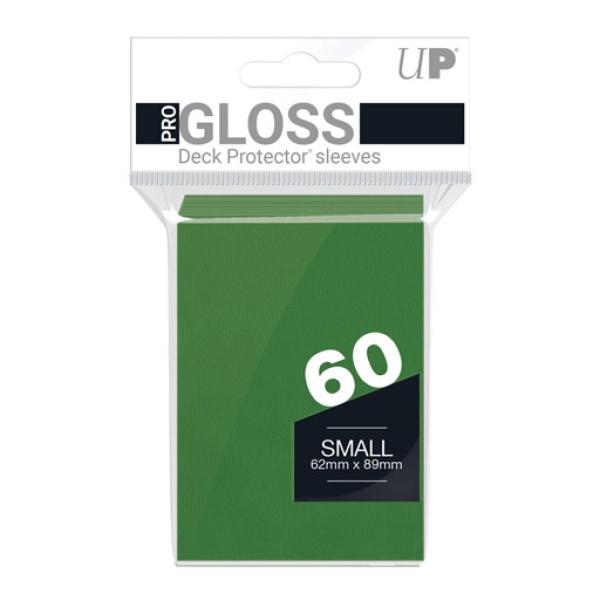 Ultra-Pro-60-Small-Gloss-Deck-Protector-Sleeves-Green